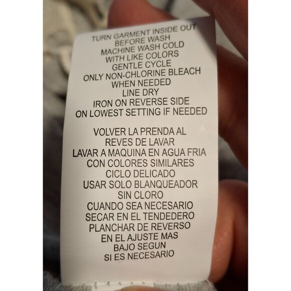 Plus Size 3X Rewind Gray Sleeveless Top With White Lace Overlay & Button Back De - Picture 7 of 7